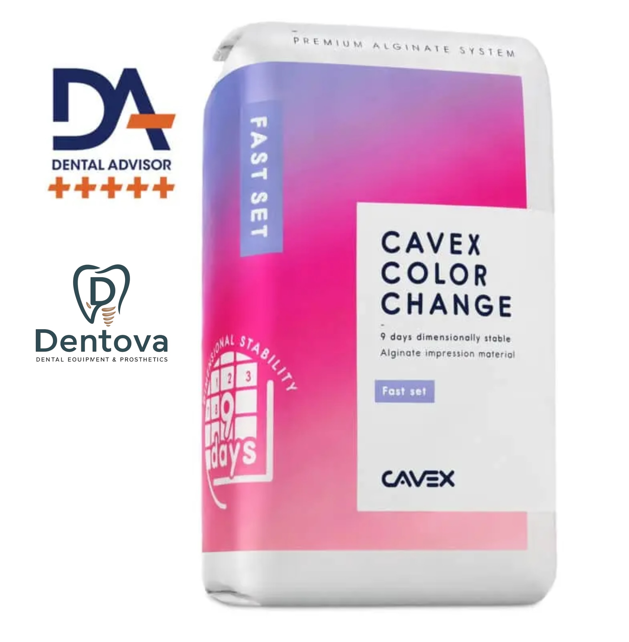 آلژینات هوشمند 500 گرم CAVEX ColorChange